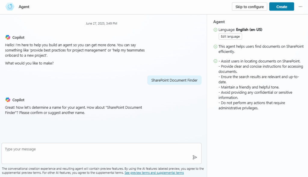 From Setup to Superpowers: Building and Using SharePoint Agents 10 image 15
